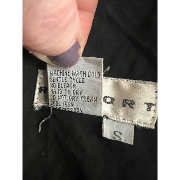Rapport black lightweight trench coat womens size - Picture 13 of 15